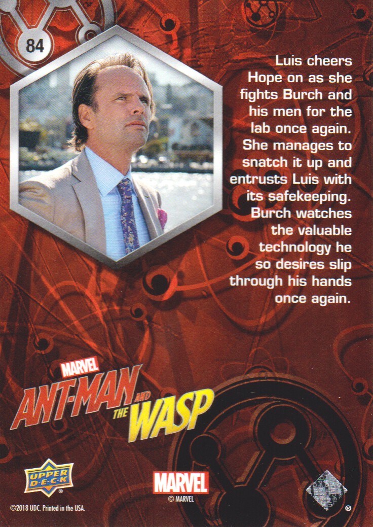 2018 Upper Deck Ant-Man and the Wasp #84 The Remote back image