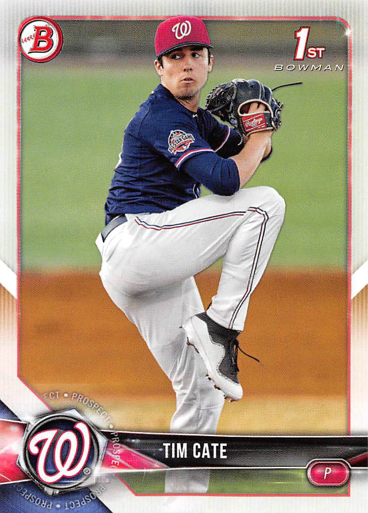 2018 Bowman Draft #BD12 Tim Cate