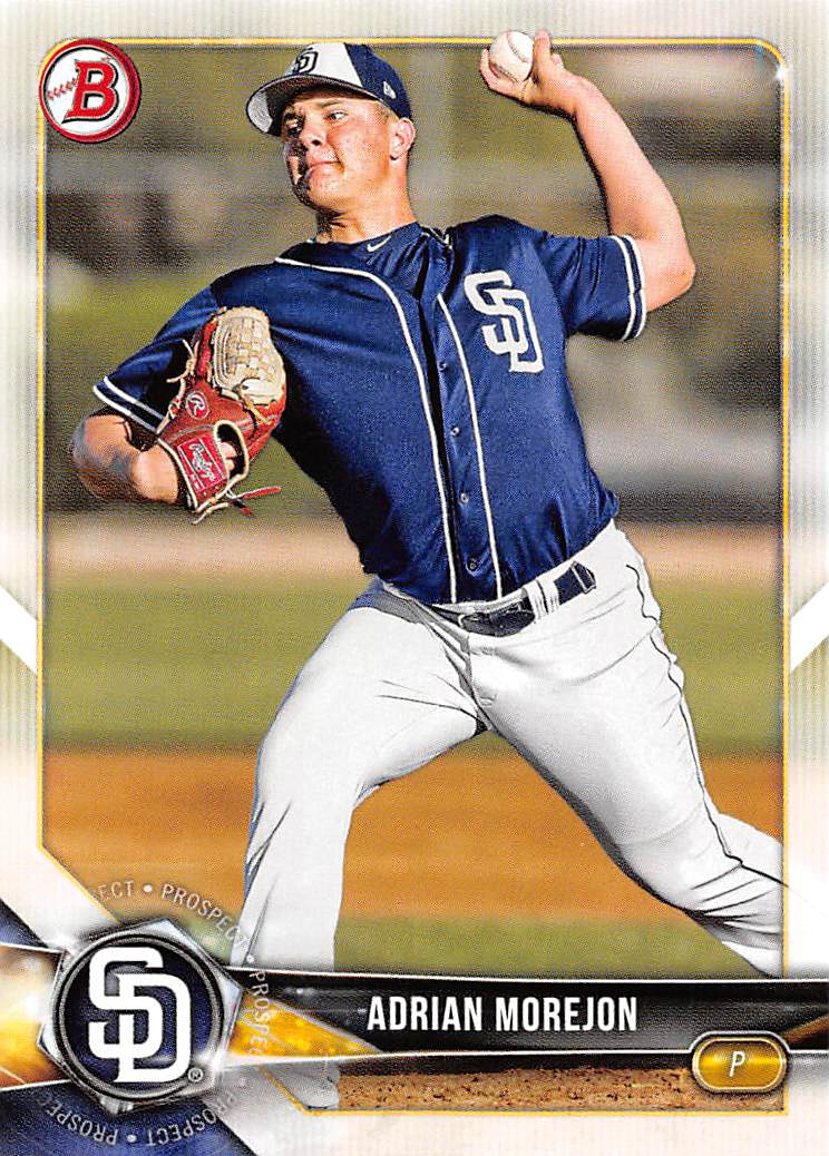 2018 Bowman Draft #BD18 Adrian Morejon