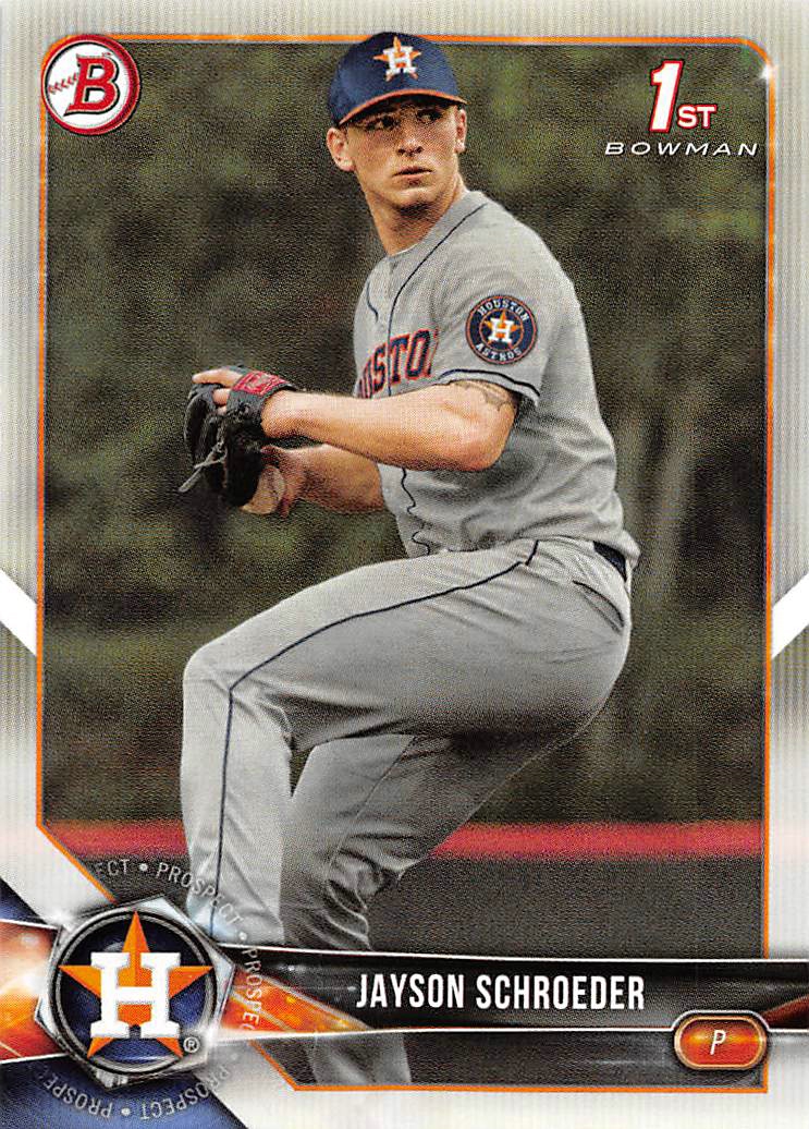 2018 Bowman Draft #BD23 Jayson Schroeder