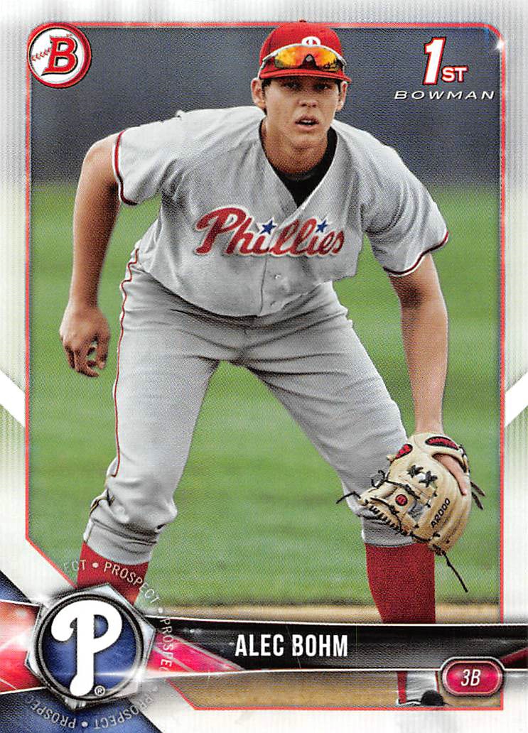 2018 Bowman Draft #BD25 Alec Bohm
