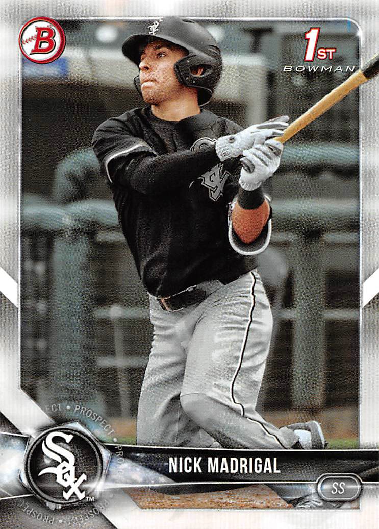 2018 Bowman Draft #BD38 Nick Madrigal