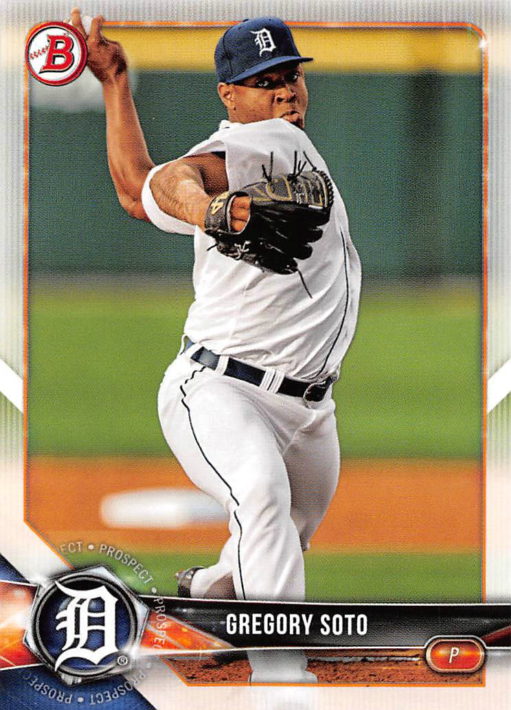 2018 Bowman Draft #BD53 Gregory Soto