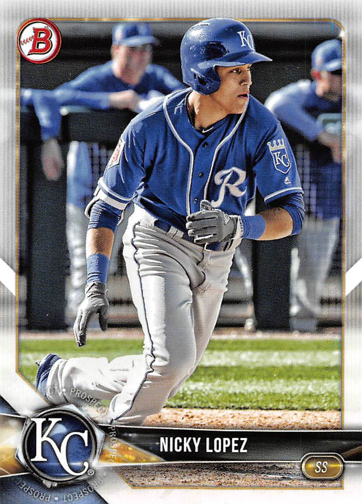 2018 Bowman Draft #BD54 Nicky Lopez