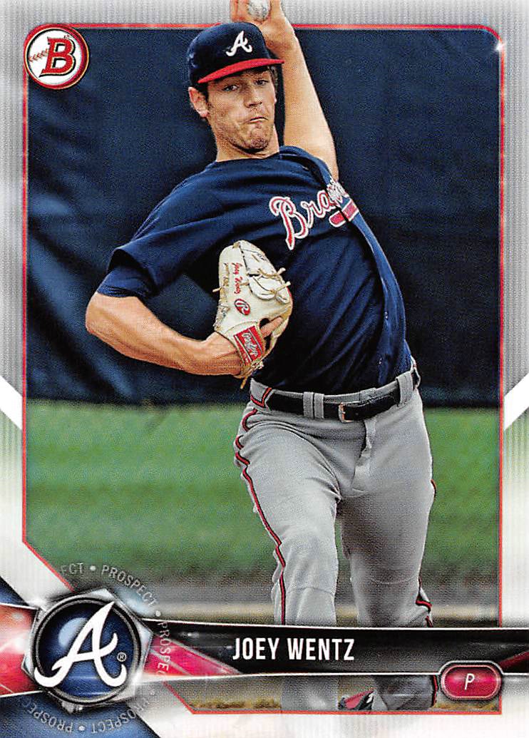 2018 Bowman Draft #BD62 Joey Wentz