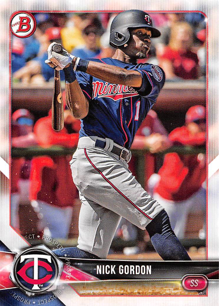 2018 Bowman Draft #BD74 Nick Gordon