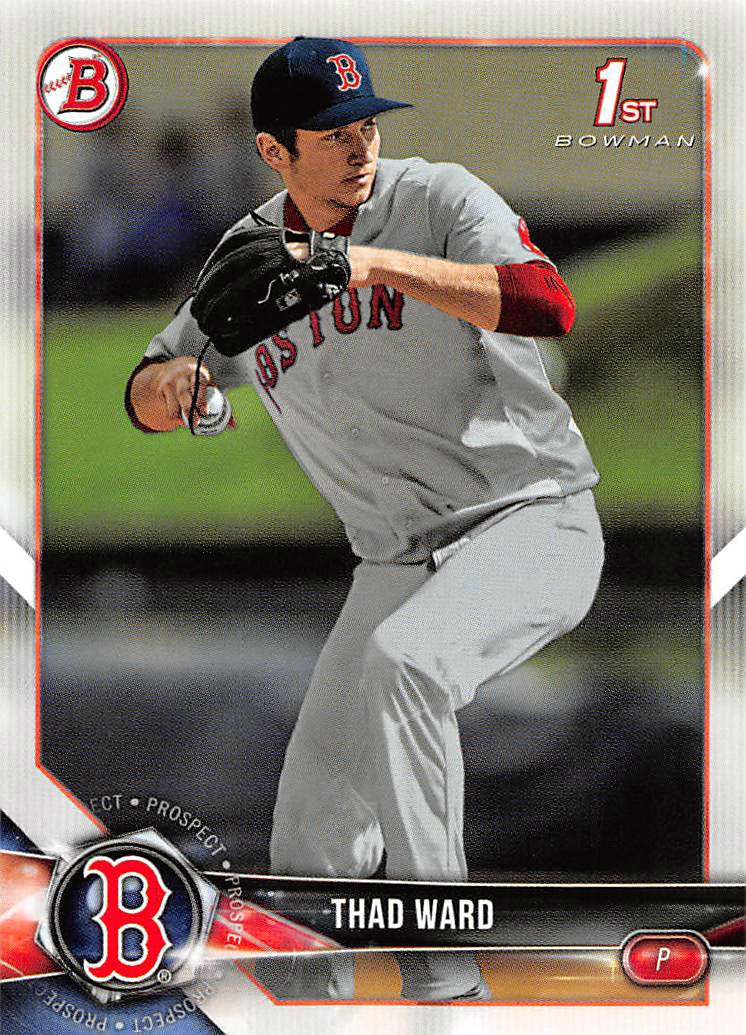 2018 Bowman Draft #BD90 Thad Ward
