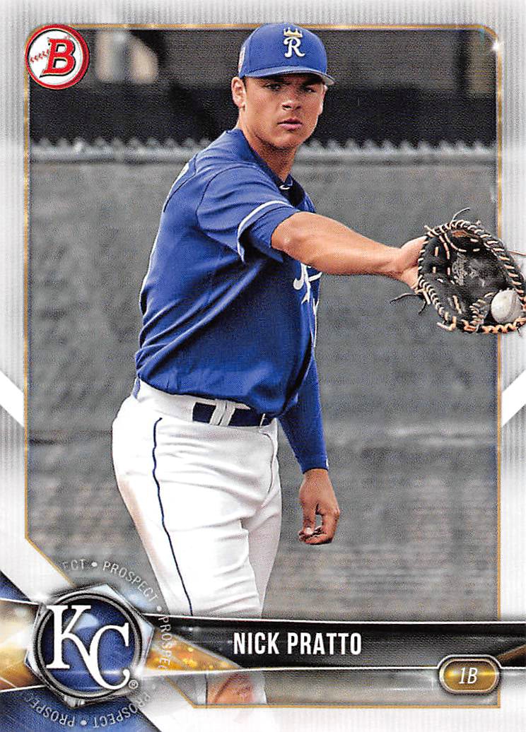 2018 Bowman Draft #BD98 Nick Pratto