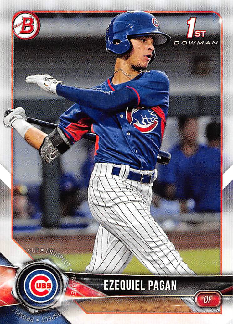 2018 Bowman Draft #BD106 Ezequiel Pagan