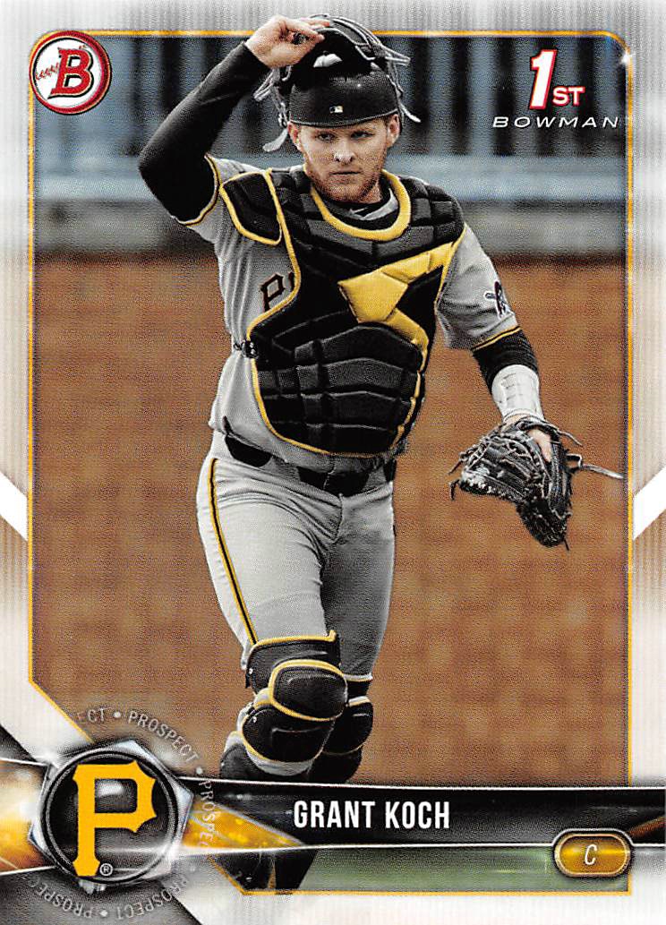 2018 Bowman Draft #BD115 Grant Koch