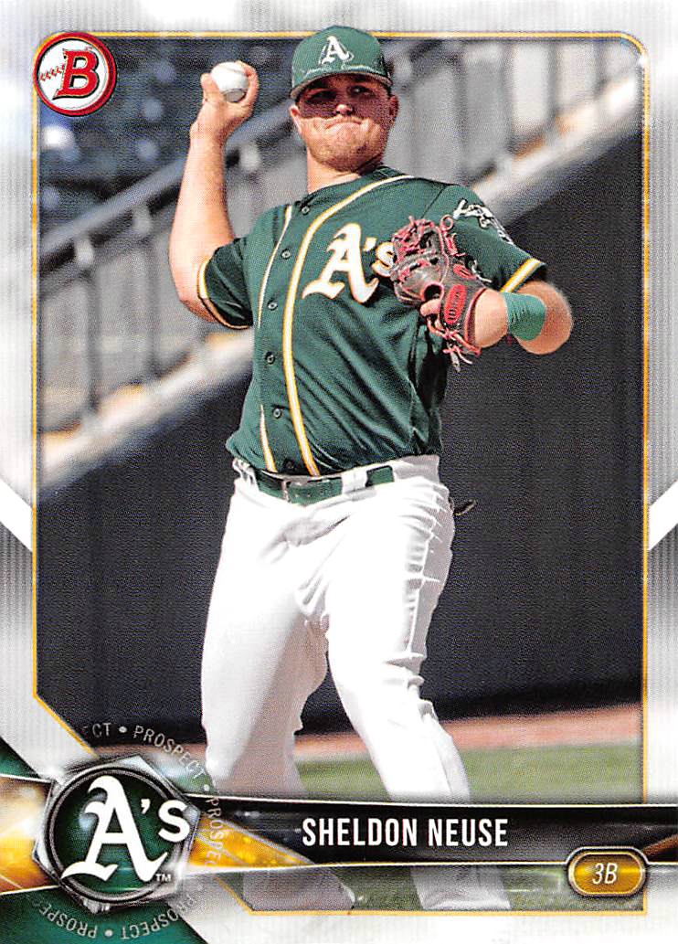 2018 Bowman Draft #BD123 Sheldon Neuse