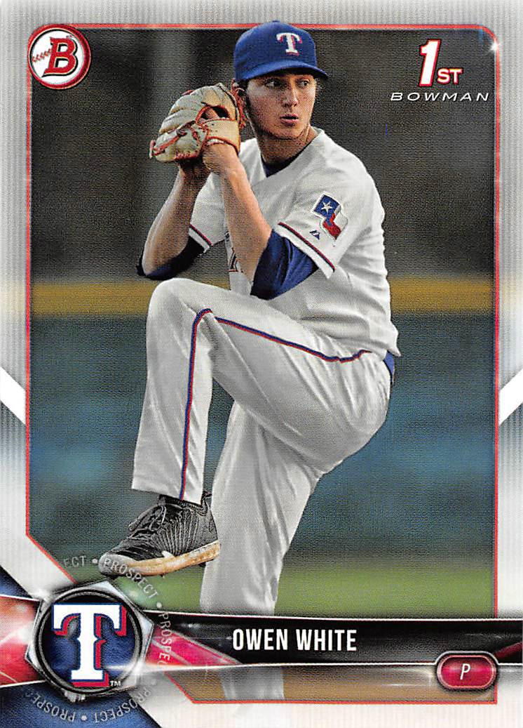 2018 Bowman Draft #BD159 Owen White