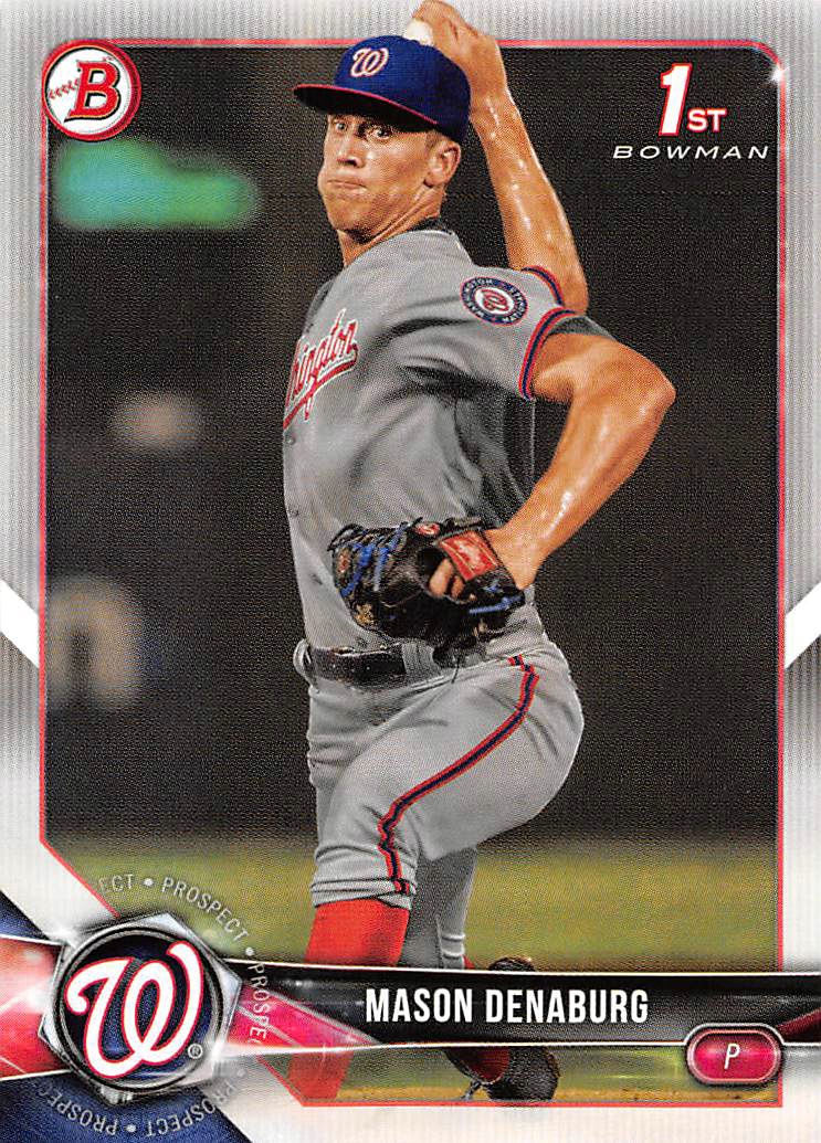 2018 Bowman Draft #BD164 Mason Denaburg
