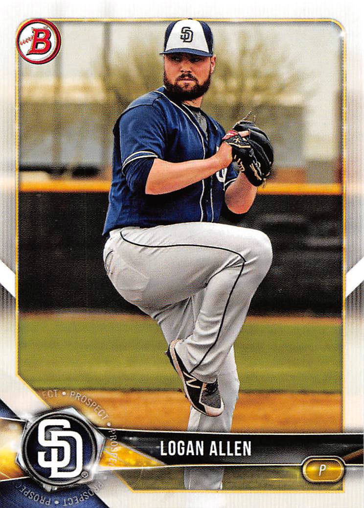 2018 Bowman Draft #BD169 Logan Allen