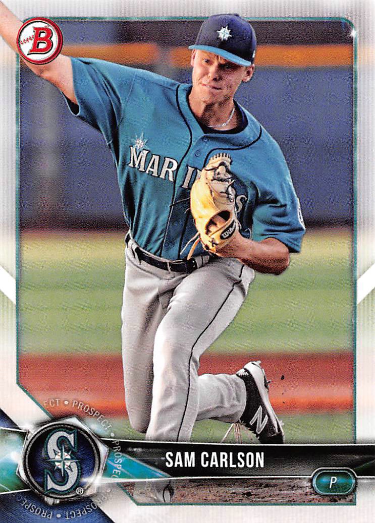 2018 Bowman Draft #BD175 Sam Carlson