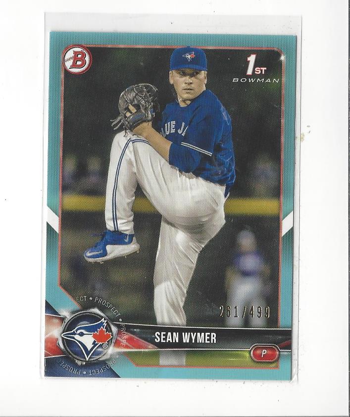 2018 Bowman Draft Sky Blue #BD157 Sean Wymer