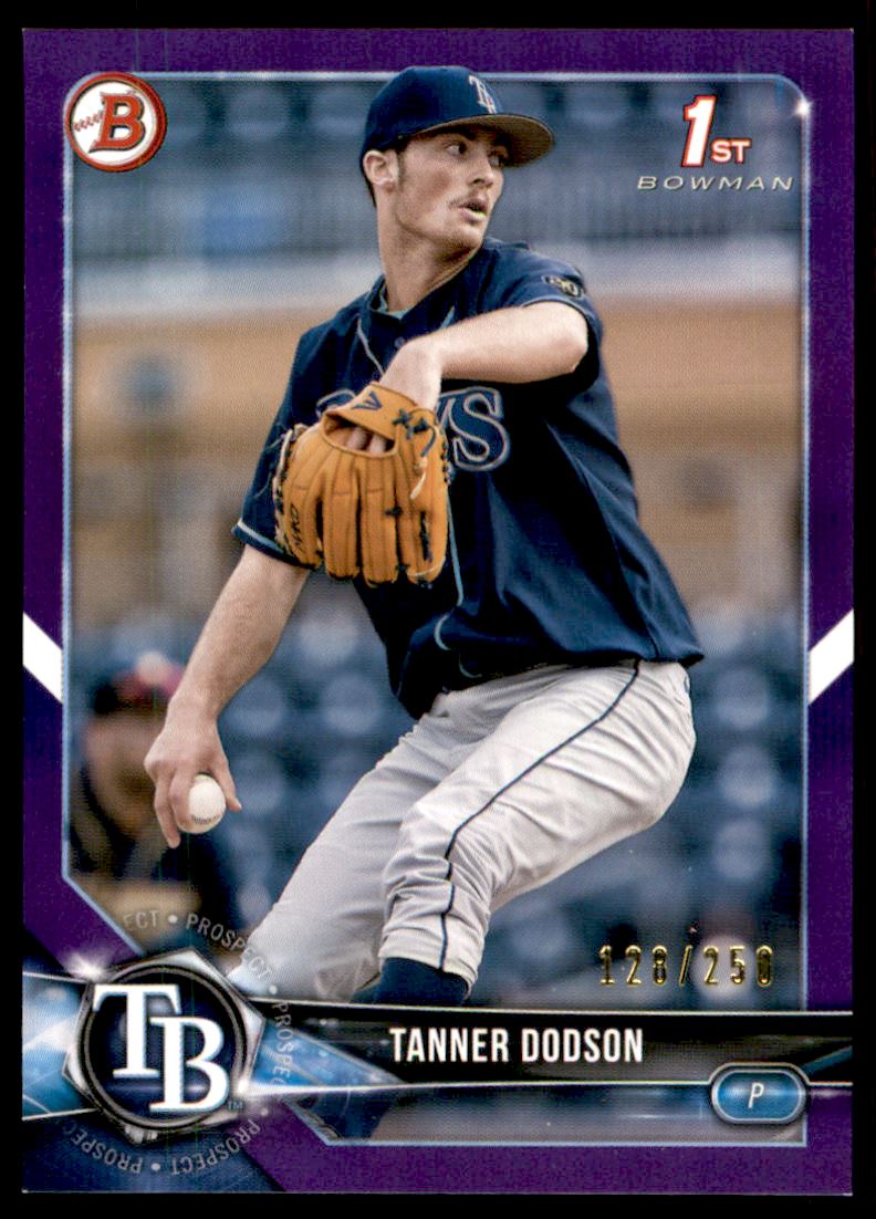 2018 Bowman Draft Purple #BD78 Tanner Dodson