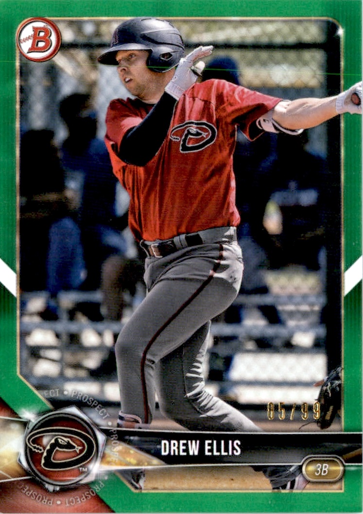 2018 Bowman Draft Green #BD21 Drew Ellis