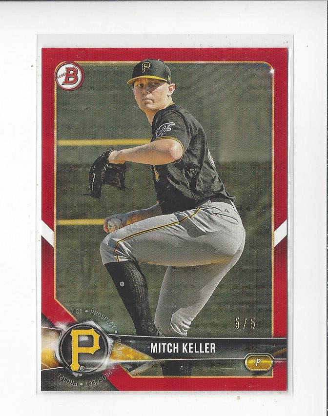 2018 Bowman Draft Red #BD86 Mitch Keller