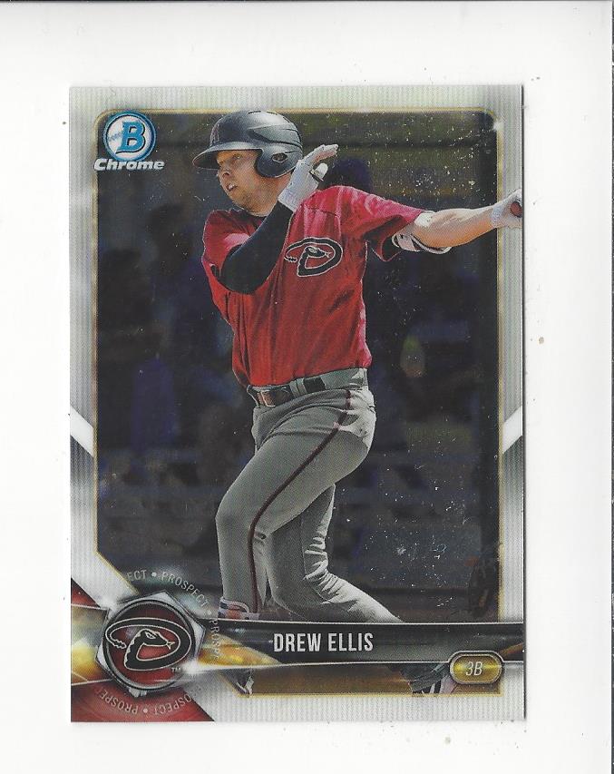 2018 Bowman Chrome Draft #BDC21 Drew Ellis