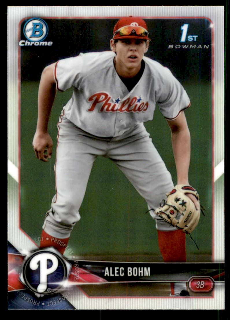 2018 Bowman Chrome Draft Alec Bohm PROSPECT #BDC-25 PSA 10 GEM