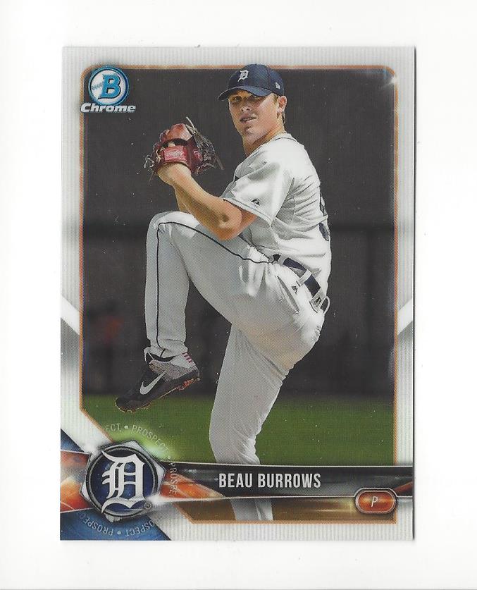2018 Bowman Chrome Draft #BDC26 Beau Burrows