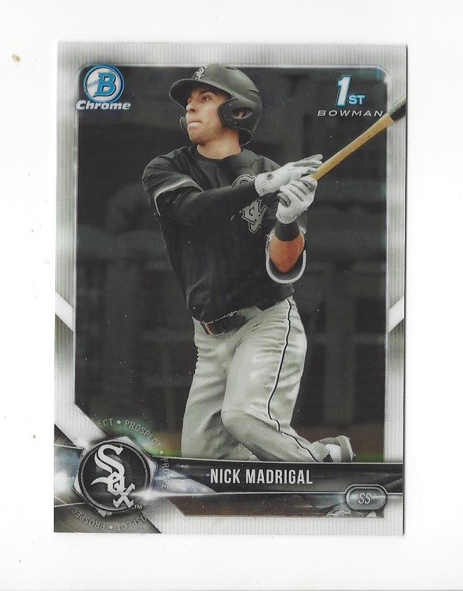 2018 Bowman Chrome Draft #BDC38 Nick Madrigal