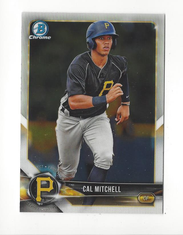 2018 Bowman Chrome Draft #BDC45 Cal Mitchell