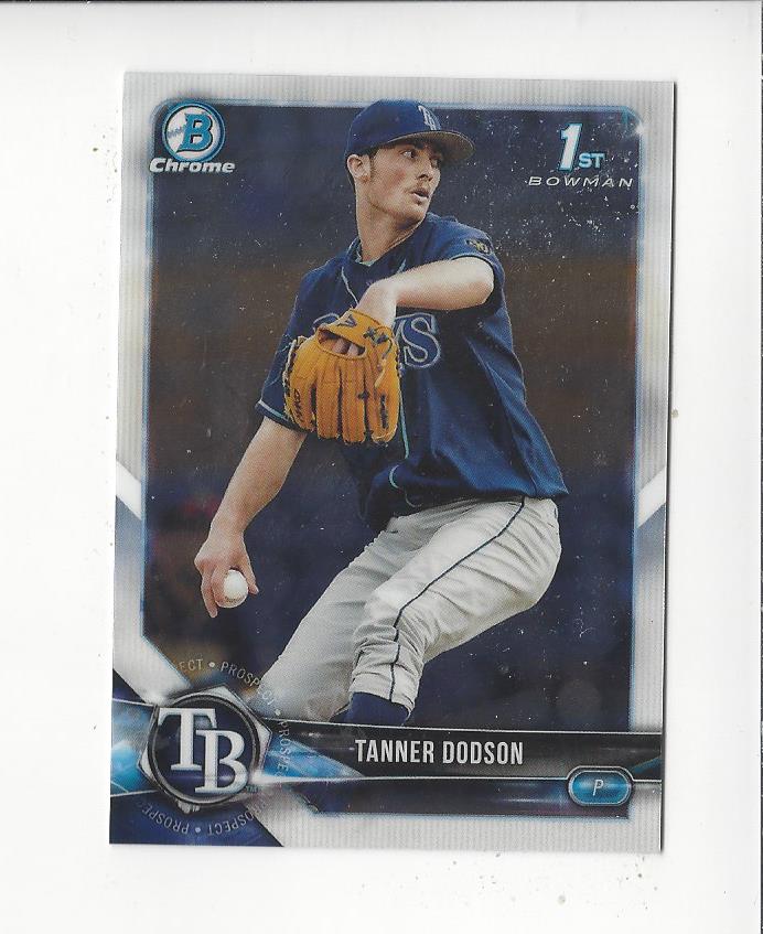 2018 Bowman Chrome Draft #BDC78 Tanner Dodson