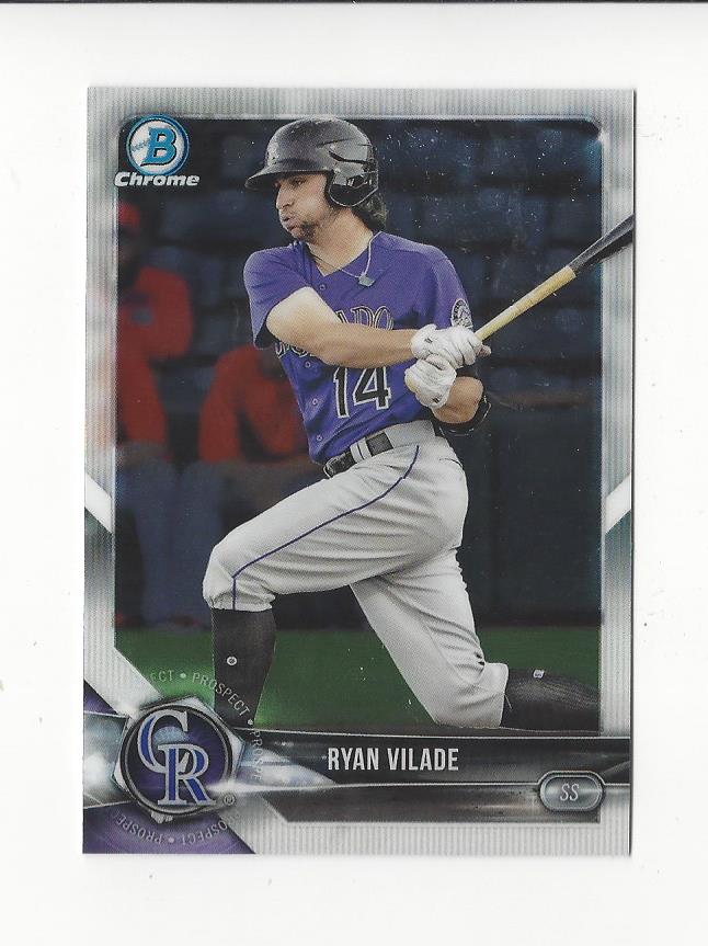 2018 Bowman Chrome Draft #BDC79 Ryan Vilade