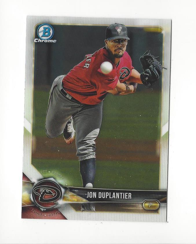 2018 Bowman Chrome Draft #BDC108 Jon Duplantier