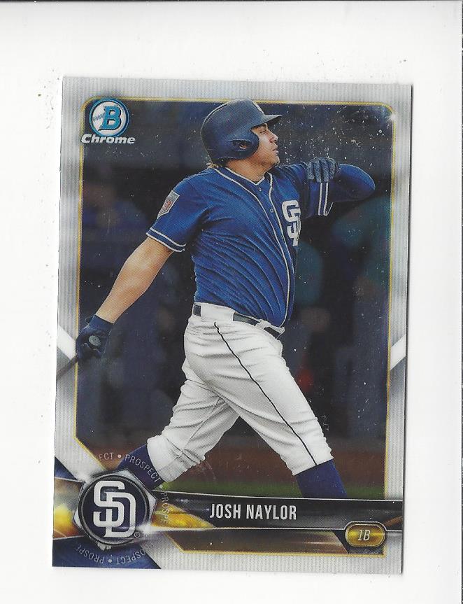 2018 Bowman Chrome Draft #BDC122 Josh Naylor