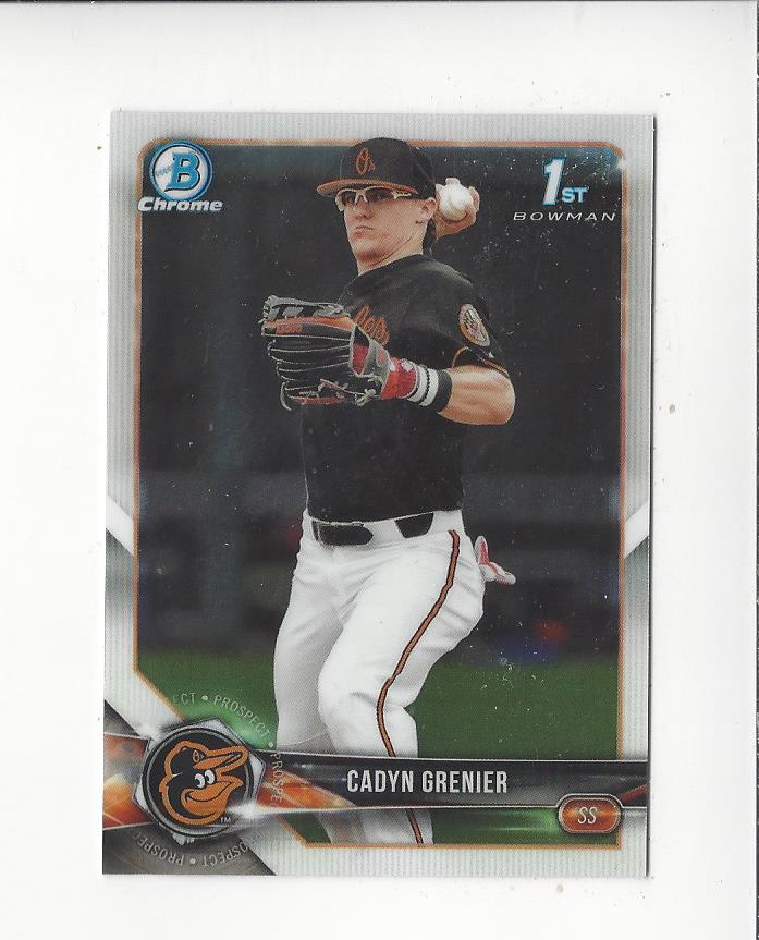 2018 Bowman Chrome Draft #BDC134 Cadyn Grenier