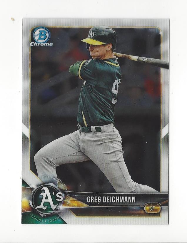 2018 Bowman Chrome Draft #BDC138 Greg Deichmann