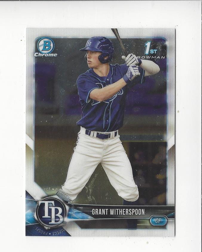 2018 Bowman Chrome Draft #BDC152 Grant Witherspoon