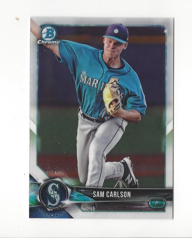 2018 Bowman Chrome Draft #BDC175 Sam Carlson