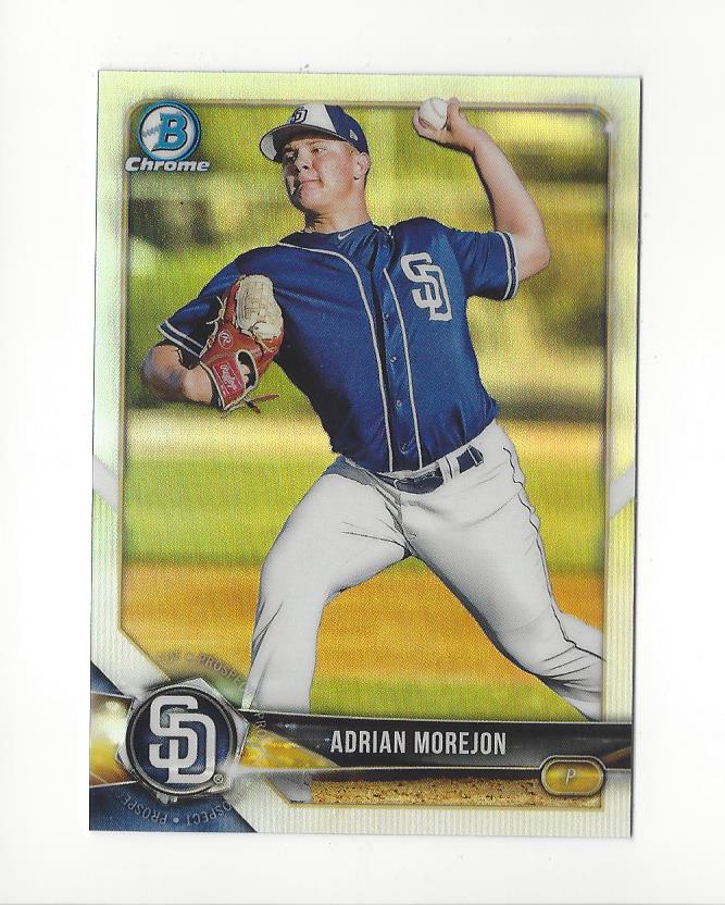 2018 Bowman Chrome Draft Refractors #BDC18 Adrian Morejon