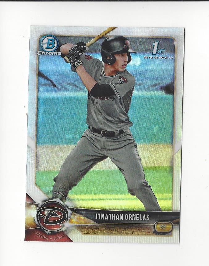 2018 Bowman Chrome Draft Refractors #BDC29 Jonathan Ornelas