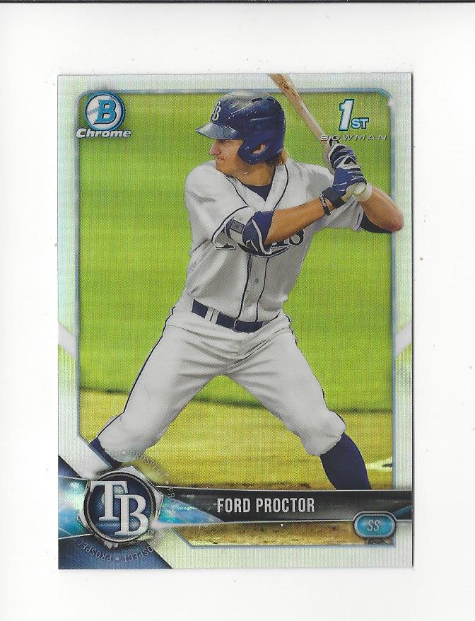 2018 Bowman Chrome Draft Refractors #BDC105 Ford Proctor