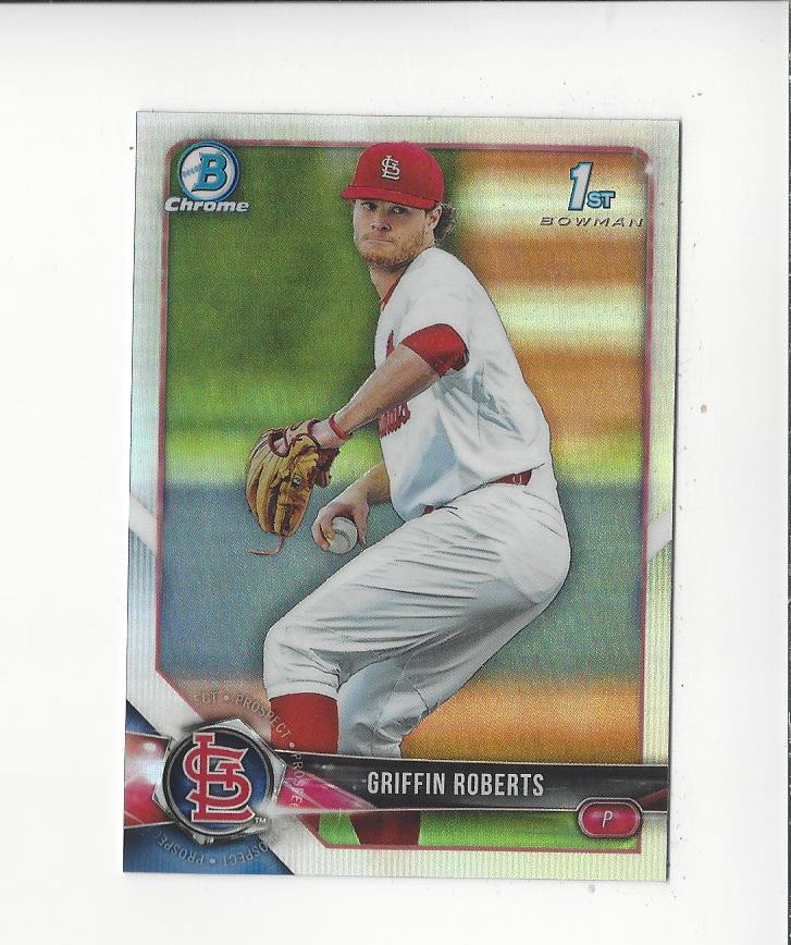 2018 Bowman Chrome Draft Refractors #BDC137 Griffin Roberts