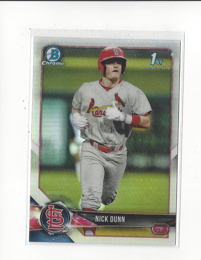 2018 Bowman Chrome Draft Refractors #BDC149 Nick Dunn