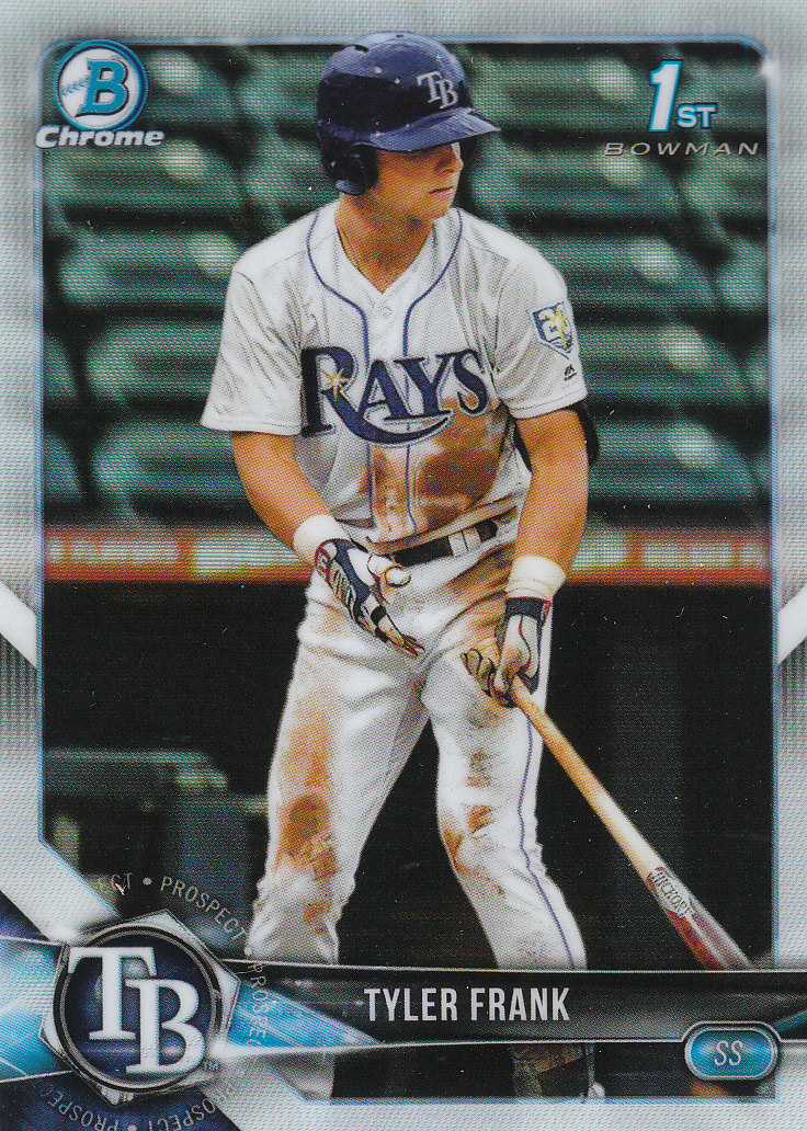 2018 Bowman Chrome Draft Refractors #BDC156 Tyler Frank