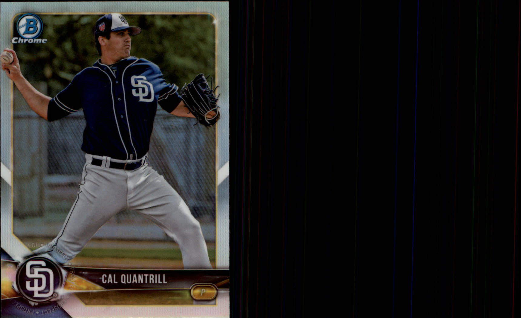 2018 Bowman Chrome Draft Refractors #BDC195 Cal Quantrill