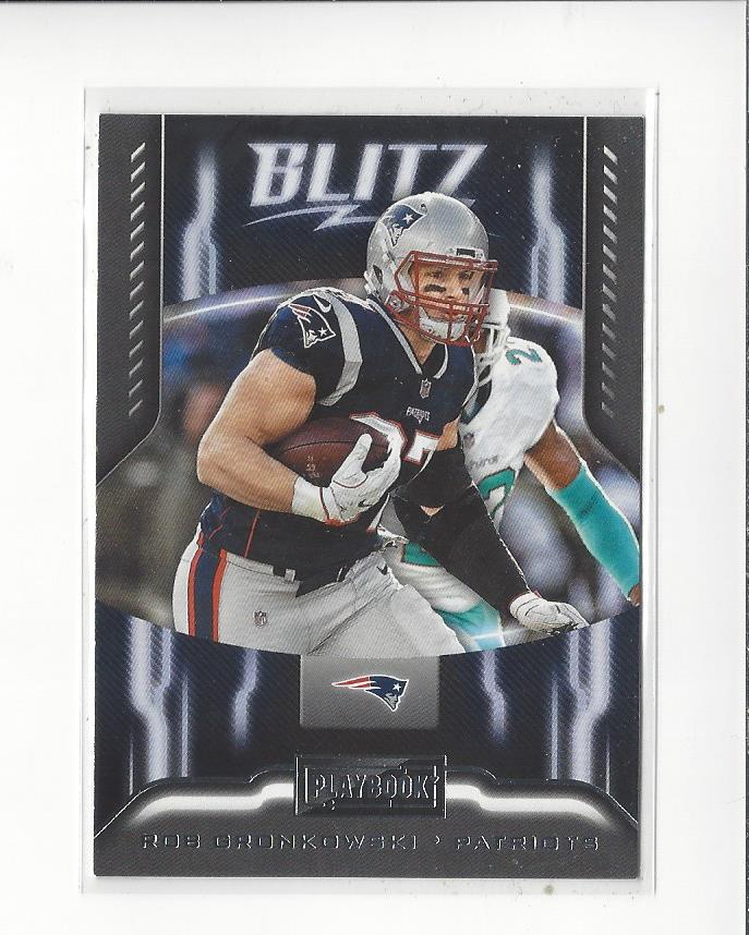 2018 Panini Playbook BLITZ #2 Rob Gronkowski