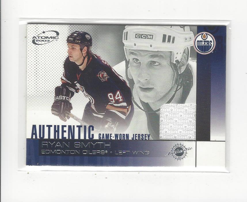 2002-03 Atomic Jerseys #10 Ryan Smyth