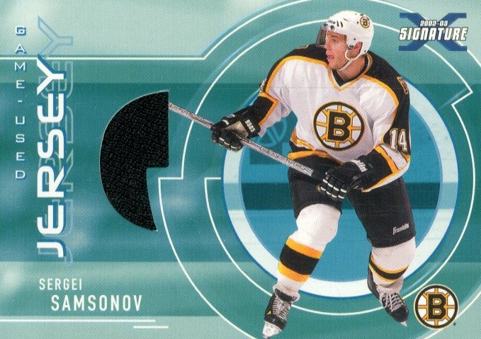 2002-03 BAP Signature Series Jerseys #SGJ31 Sergei Samsonov