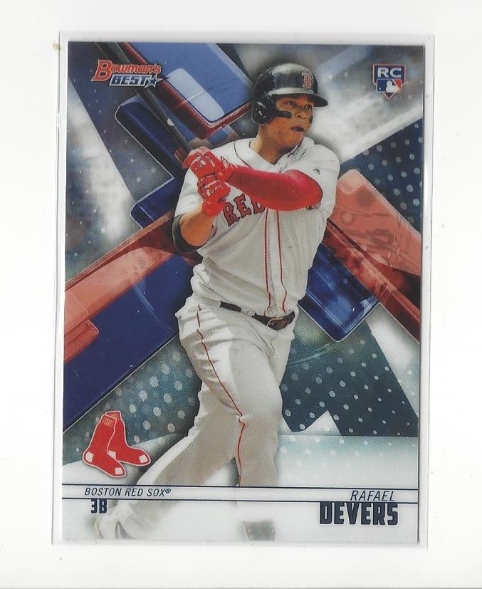 2018 Bowman's Best #4 Rafael Devers RC