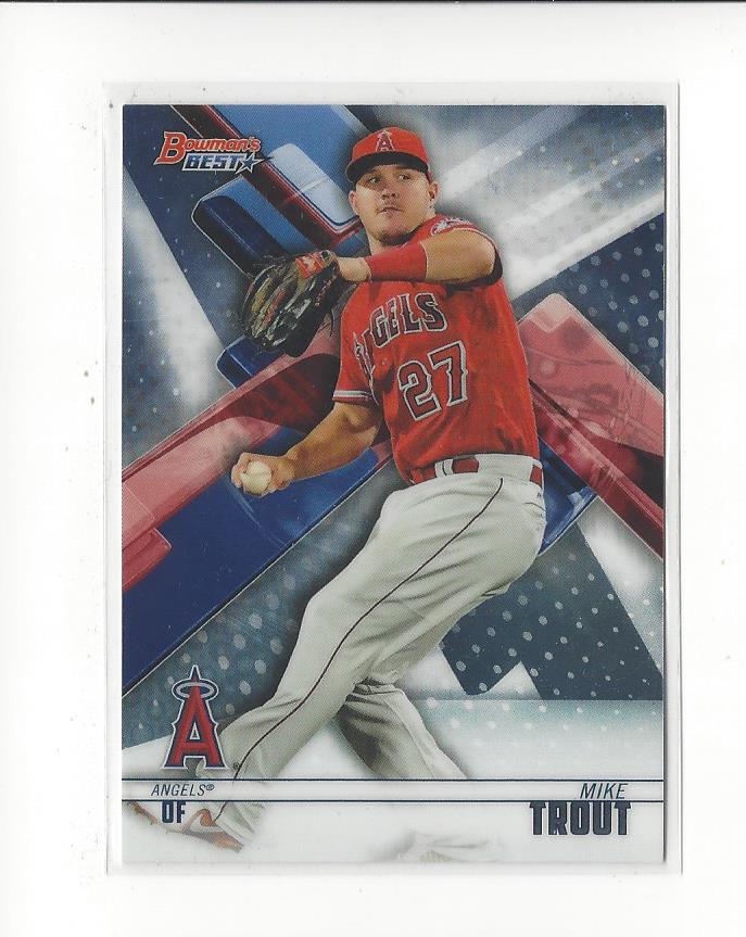 2018 Bowman's Best #65 Mike Trout