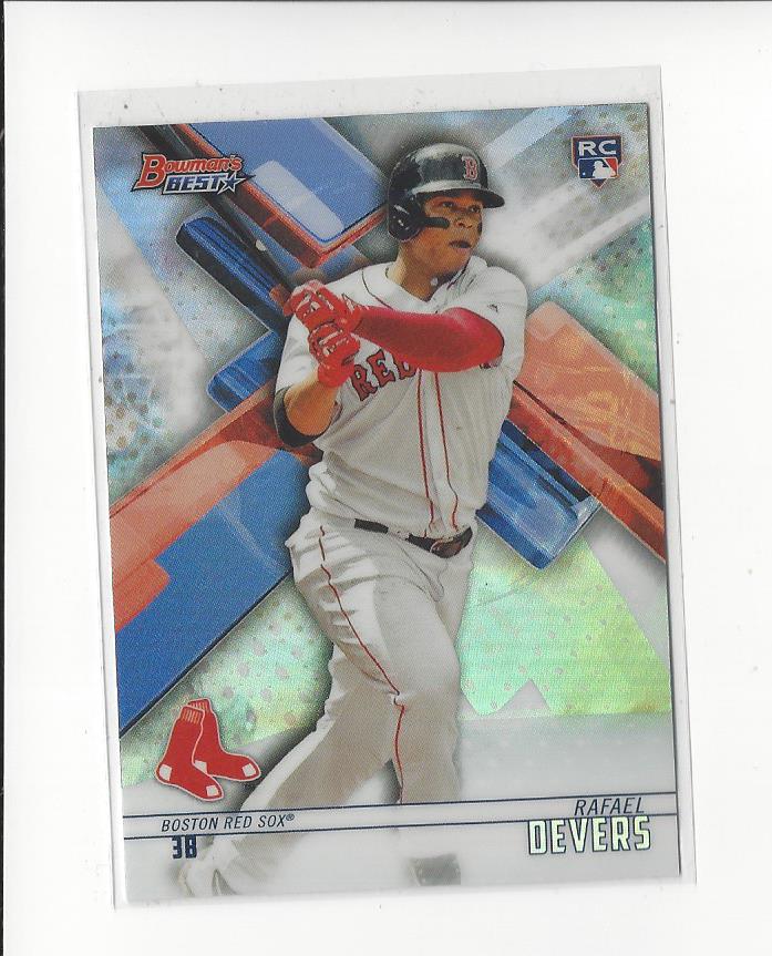 2018 Bowman's Best Refractors #4 Rafael Devers