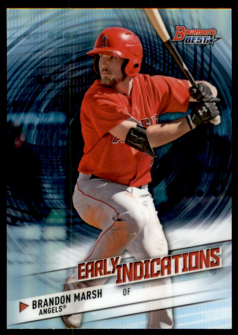 2018 Bowman Chrome Gold Shimmer Refractor Brandon Marsh ROOKIE
